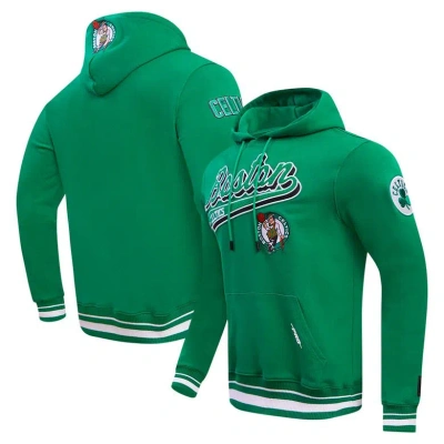 Pro Standard Kelly Green Boston Celtics Script Tail Pullover Hoodie