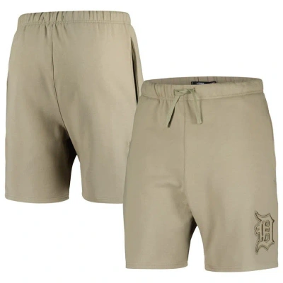 Pro Standard Khaki Detroit Tigers Neutral Fleece Shorts