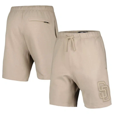 Pro Standard Khaki San Diego Padres Neutral Fleece Shorts