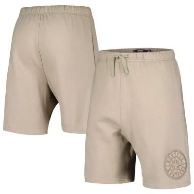 Pro Standard Khaki Seattle Mariners Neutral Fleece Shorts
