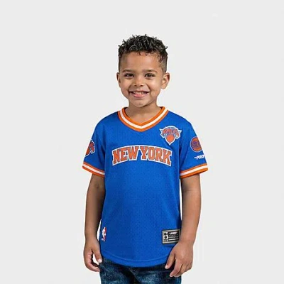Pro Standard Babies' Kids Toddler New York Knicks Nba Mesh T-shirt In Blue