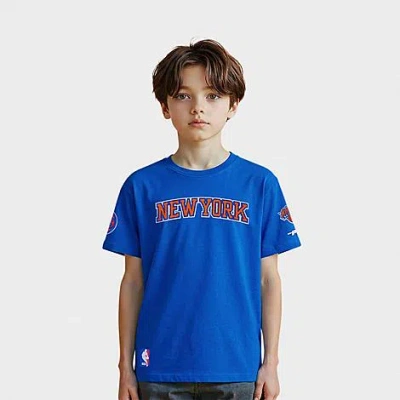 Pro Standard Little Kids New York Knicks Nba Chenille T-shirt In Blue
