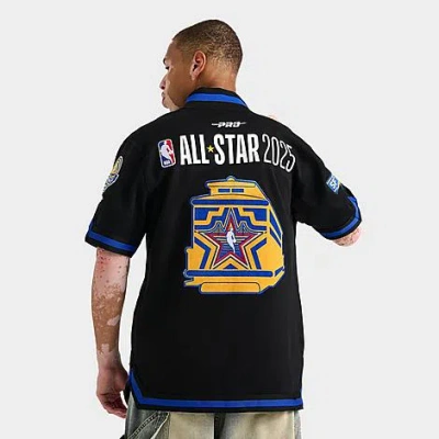 Pro Standard Men's 2025 Nba All-star Game Full-snap Warm-up Shooting Shirt In Black