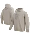 Pro Standard Men's Aidan Hutchinson Tan Detroit Lions Player Name Number Pullover Hoodie In Tan