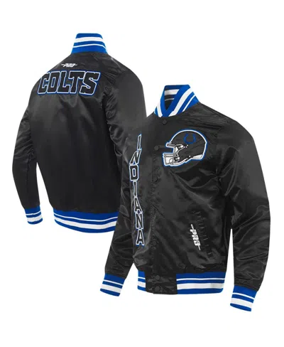 Pro Standard Men's And Women's Black Indianapolis Colts Indiana Nights Colts Bomber Jacket