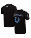 Pro Standard Men's And Women's Black Indianapolis Colts Indiana Nights Colts Shoulder Stripe T-shirt In Black