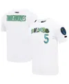 Pro Standard Anthony Edwards White Minnesota Timberwolves City Ransom T-shirt In White