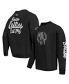 Pro Standard Men's Black Boston Celtics Paint The City Drop Shoulder Sweatshirt In Black