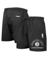 Pro Standard Men's Black Brooklyn Nets Area Code Shorts In Black