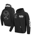Pro Standard Men's Black Carolina Hurricanes Paint The City Pullover Hoodie In Black