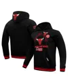 Pro Standard Men's Black Chicago Bulls Area Code Pullover Hoodie In Black