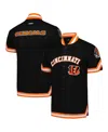 Pro Standard Men's Black Cincinnati Bengals Classic Warm-up Short Sleeve Full-snap Jacket In Black