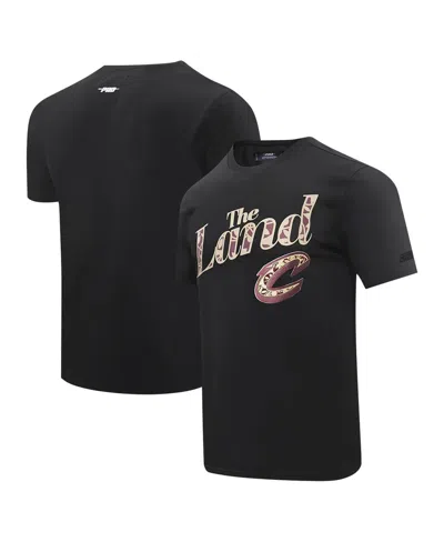 Pro Standard Men's Black Cleveland Cavaliers 2023 City Edition T-shirt