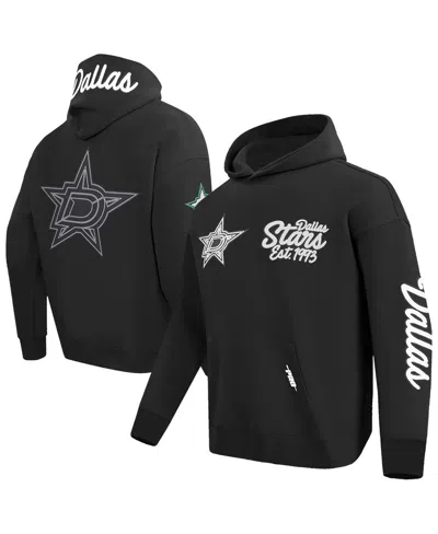 Pro Standard Men's Black Dallas Stars Paint The City Pullover Hoodie Sweatshirt