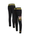 Pro Standard Men's Black Grambling Tigers Homecoming Fleece Sweatpants In Black