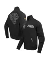 Pro Standard Men's Black Jacksonville Jaguars Paint The City Twill Full-zip Jacket In Black