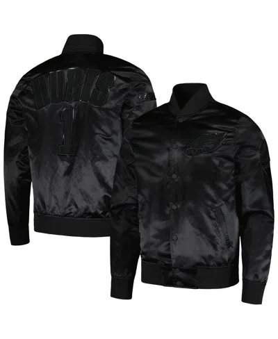 Pro Standard Men's Black Jalen Hurts Philadelphia Eagles Player Full-snap Jacket