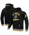 Pro Standard Men's Black Los Angeles Lakers 2024/25 City Edition Pullover Hoodie In Black