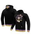 Pro Standard Men's Black Los Angeles Lakers Area Code Pullover Hoodie In Black