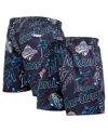 Pro Standard Men's Black Miami Marlins Toss Logo Woven Shorts In Black
