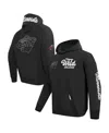 Pro Standard Men's Black Minnesota Wild Paint The City Pullover Hoodie In Black