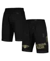 Pro Standard Men's Black New Orleans Pelicans Shorts In Gold