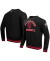 Pro Standard Men's Black Ohio State Buckeyes Classic Stacked Logo Pullover Sweatshirt In Black