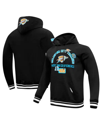 Pro Standard Men's Black Oklahoma City Thunder Area Code Pullover Hoodie