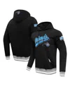 Pro Standard Men's Black Orlando Magic Script Tail Pullover Hoodie In Black