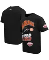 Pro Standard Men's Black Philadelphia Flyers Turn It Up T-shirt In Black