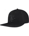Pro Standard Men's Black Pittsburgh Penguins Classic Tonal Snapback Hat In Black