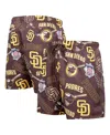 Pro Standard Men's Black San Diego Padres Toss Logo Woven Shorts In Black