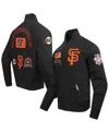 Pro Standard Men's Black San Francisco Giants Area Code Twill Full-zip Jacket In Black