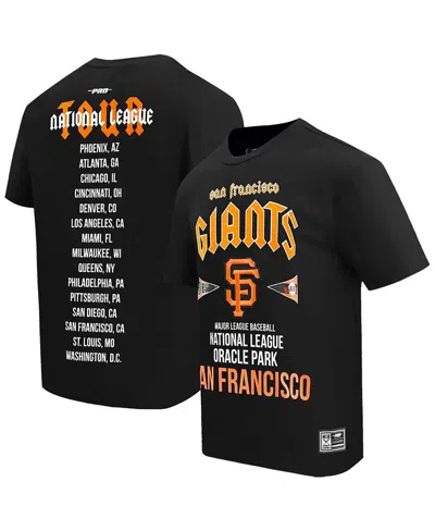 Pro Standard Men's Black San Francisco Giants Oversized City Tour T-shirt