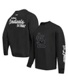 Pro Standard Men's Black St. Louis Cardinals Paint The City Dropped Shoulder Pullover Sweatshirt In Black