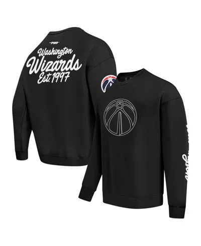 Pro Standard Men's Black Washington Wizards Paint The City Pullover Sweatshirt