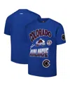 Pro Standard Men's Blue Colorado Avalanche Turn It Up Dropped Shoulder T-shirt In Blue