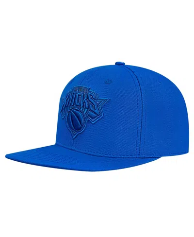 Pro Standard Men's Blue New York Knicks Triple Tonal Snapback Hat