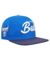 Pro Standard Men's Blue/navy Chicago Bulls Legacy Snapback Hat In Blue,navy
