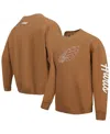 Shop Pro Standard Men's Brown Jalen Hurts Philadelphia Eagles Pullover Crewneck Sweatshirt