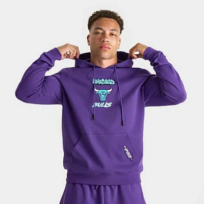 Pro Standard Men's Chicago Bulls Grape Pullover Hoodie In Purple