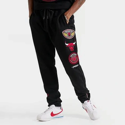 Pro Standard Men's Chicago Bulls Nba Born For Sport Fleece Jogger Pants In Black