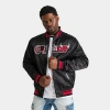 Pro Standard Men's Chicago Bulls Nba City Ransom Satin Jacket In Black