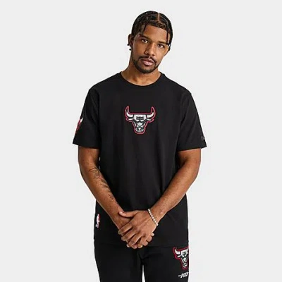 Pro Standard Men's Chicago Bulls Nba Reflective Logo T-shirt In Black/reflective