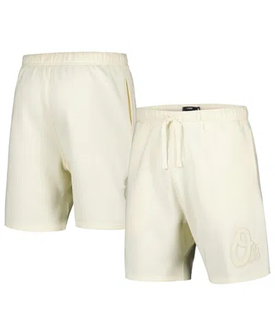 Pro Standard Men's Cream Baltimore Orioles Neutral Fleece Shorts