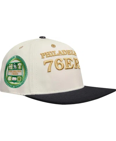Pro Standard Men's Cream, Black Golden State Warriors Album Cover Snapback Hat In Cream,black