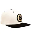 Shop Pro Standard Men's Cream Boston Bruins Retro Classic Logo Snapback Hat In Cream,black