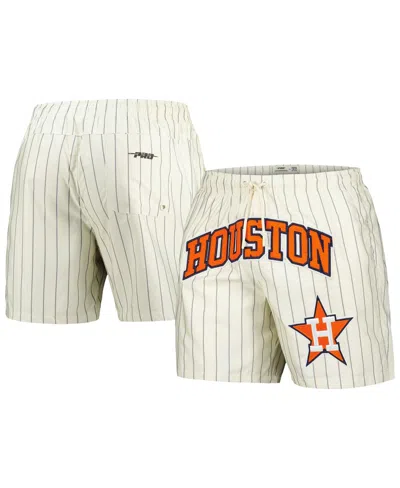 Pro Standard Men's Cream San Francisco Giants Pinstripe Retro Classic Woven Shorts