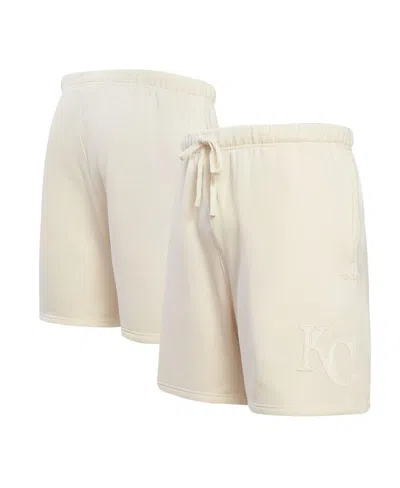 Pro Standard Men's Cream Kansas City Royals Neutral Fleece Shorts
