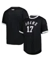 Pro Standard Men's Davante Adams Black Las Vegas Raiders Mesh Player Name Number Top In Black